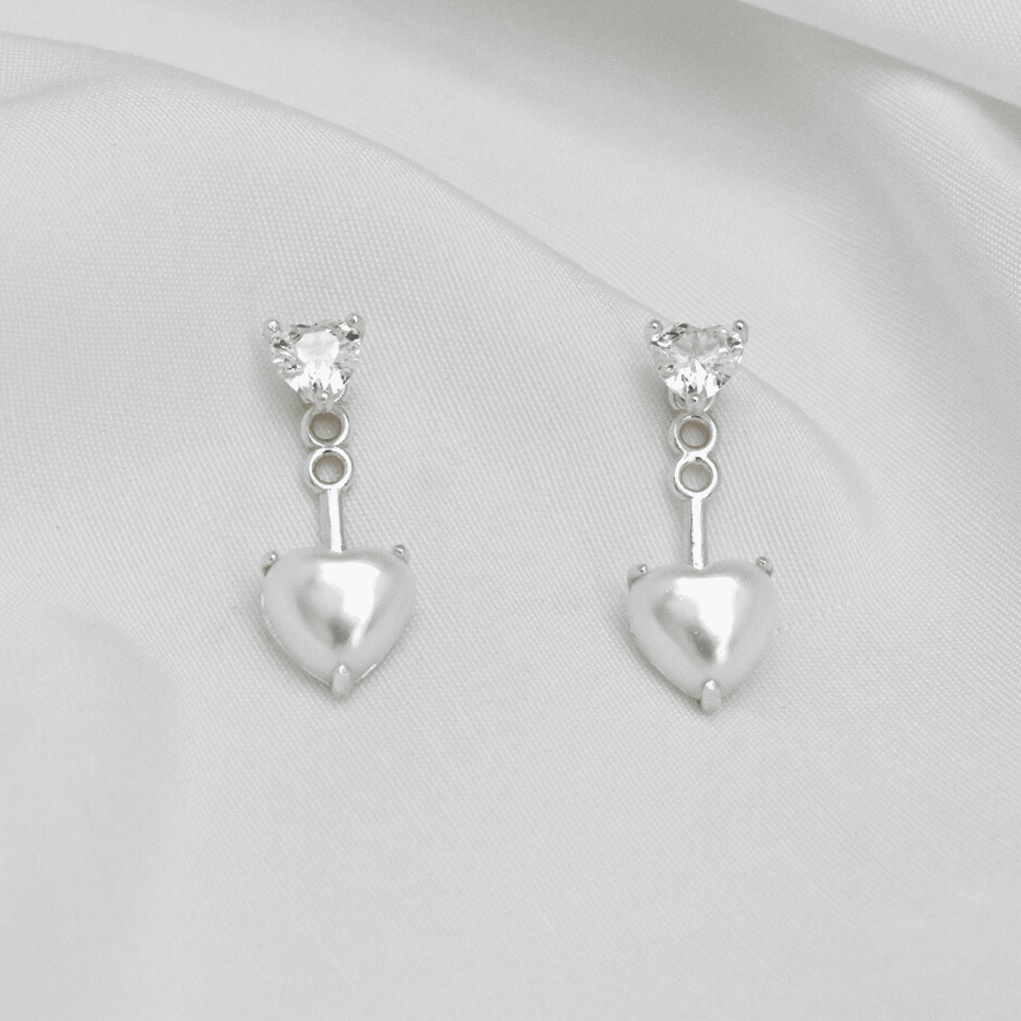 Preppy Heart Key Earrings - 2Jewels